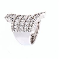 Ring Crivelli Woman in Gold Diamante 5.95 Ct 10068670 - 10068670